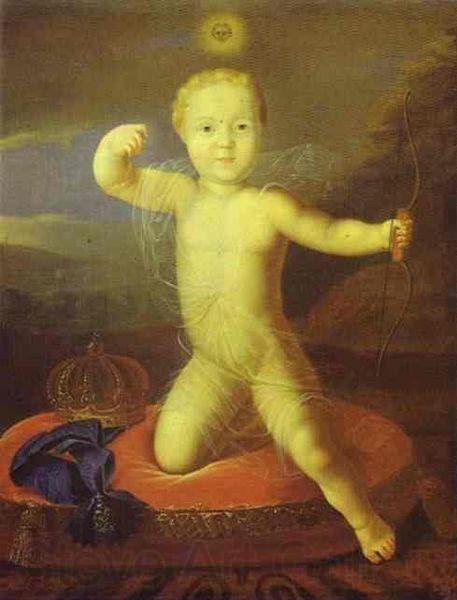 Louis Caravaque Piotr Romanow as Cupid Germany oil painting art